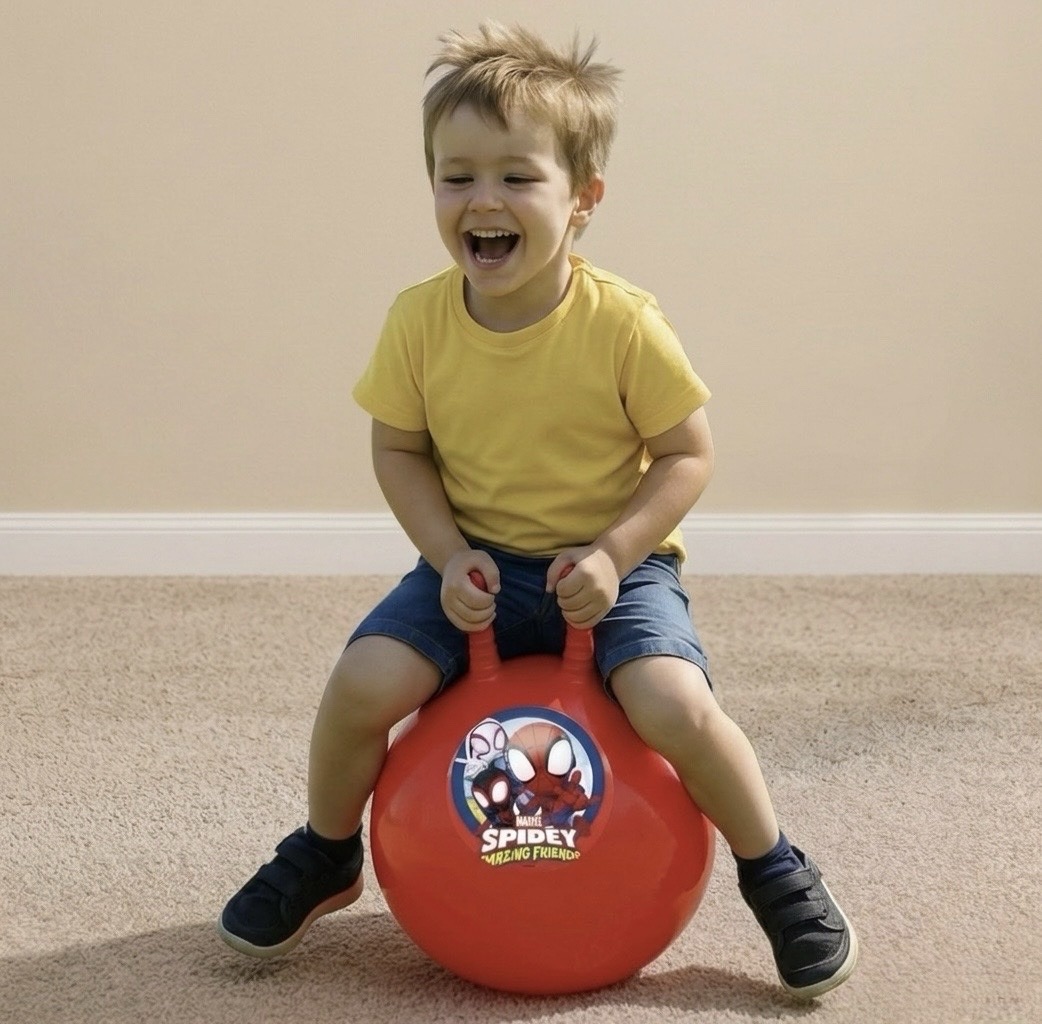 Spidey Hüpfsitzball mieten