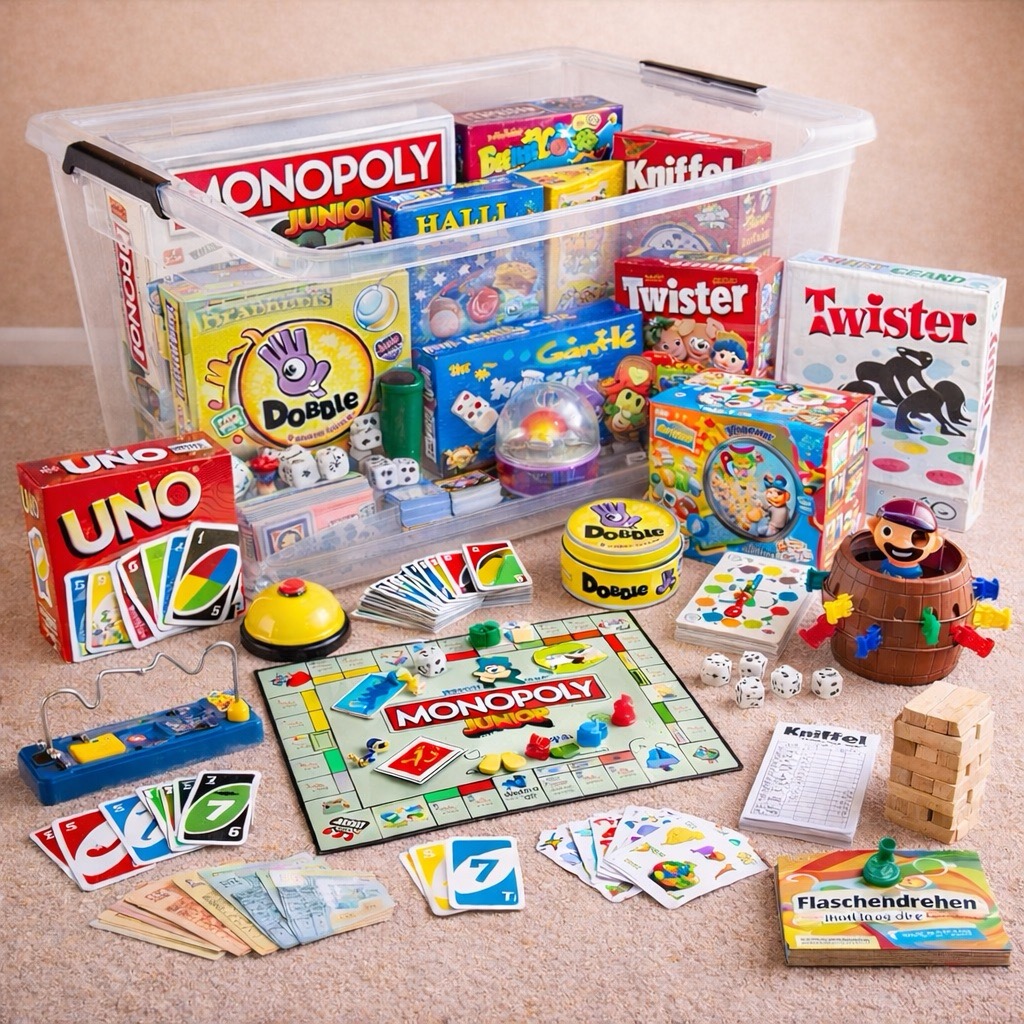 Gesellschaftsspiele Box mieten