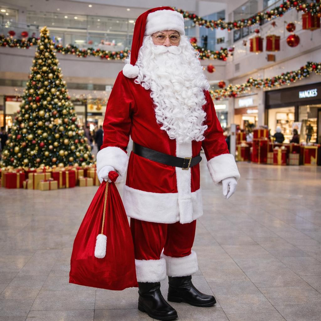 Weihnachtsmann Walking Act buchen Berlin
