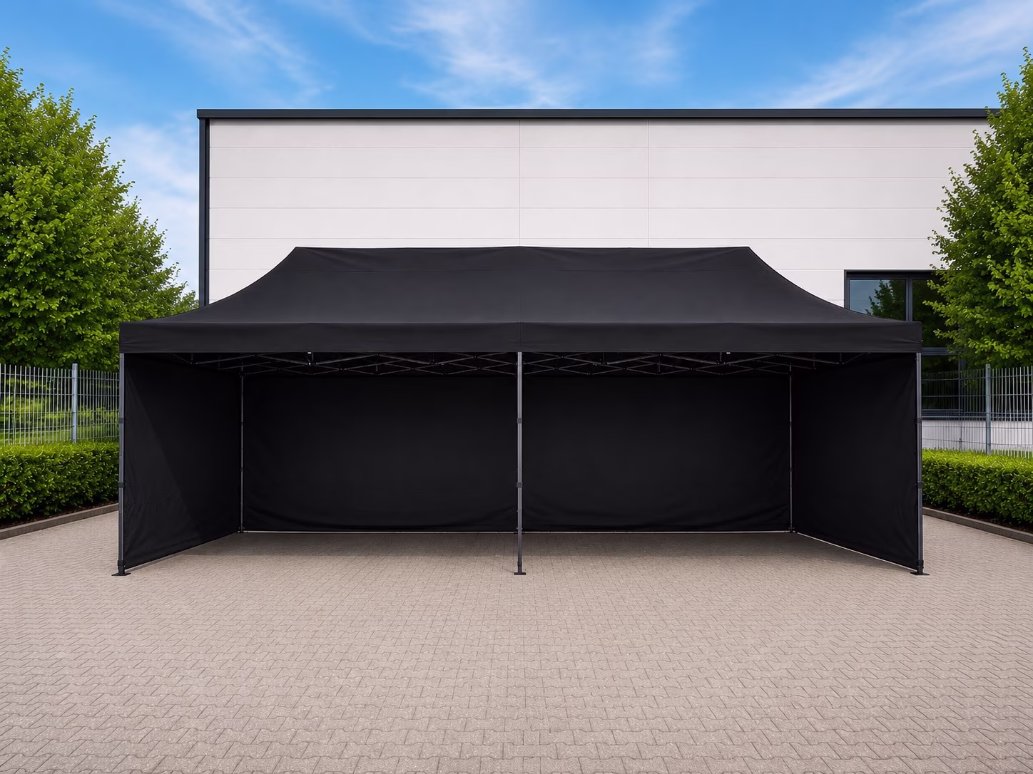 3x6 Pavillon Schwarz mieten Berlin – BerlinKids